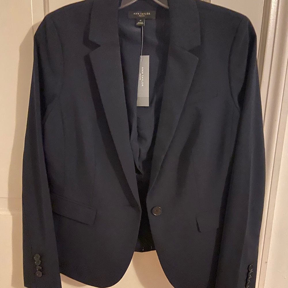 An Taylor navy blazer